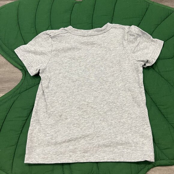 Adidas Toddler 24M Gray Baseball Graphic Swing For The Fences Tee Tshirt - Picture 2 of 3